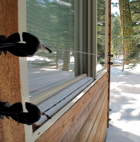 electric fence on regular window